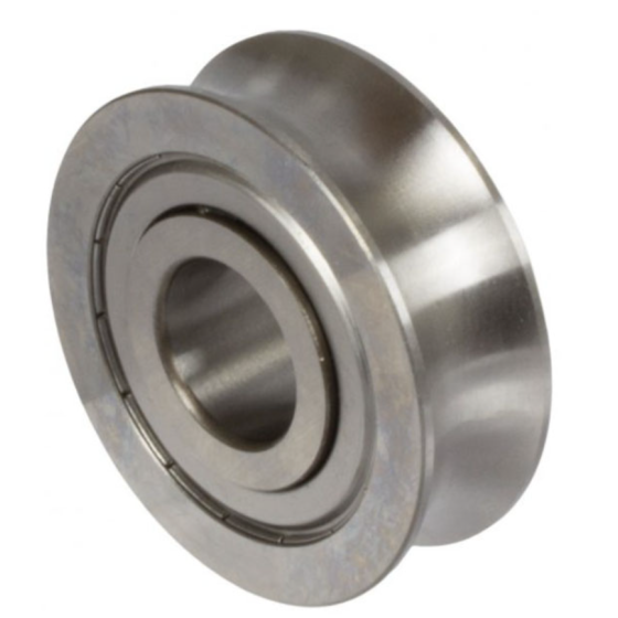 HRBQC U Groove Angular Contact Track Roller Bearing-LFR5301 10 ZZTN