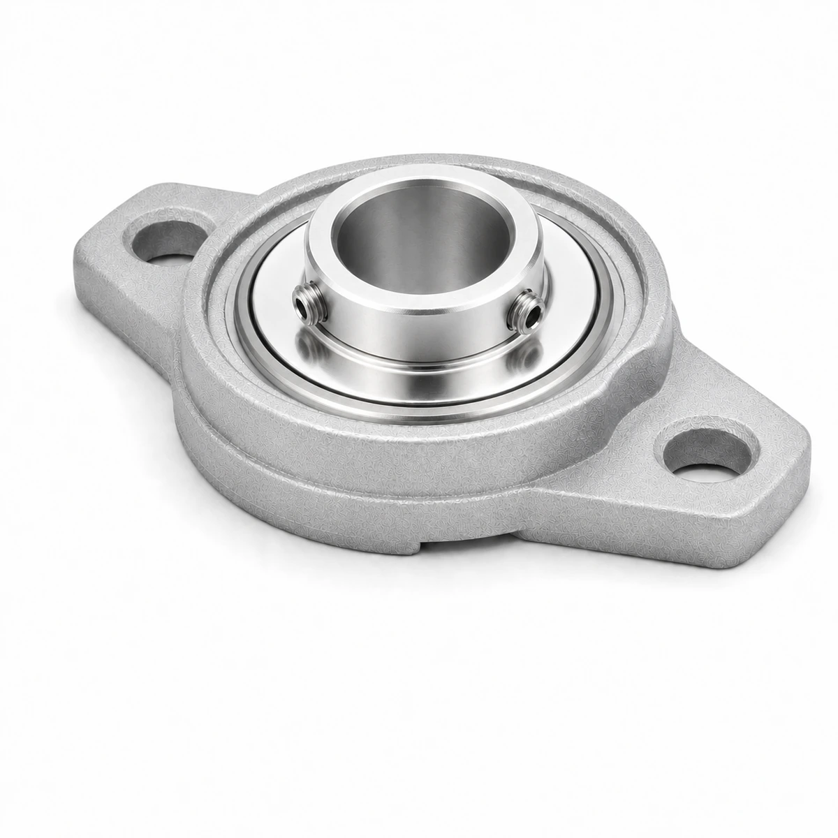 CPB Aluminium Two Bolt Flange Units Comprising Stainless Bearing Insert-SS KFL000